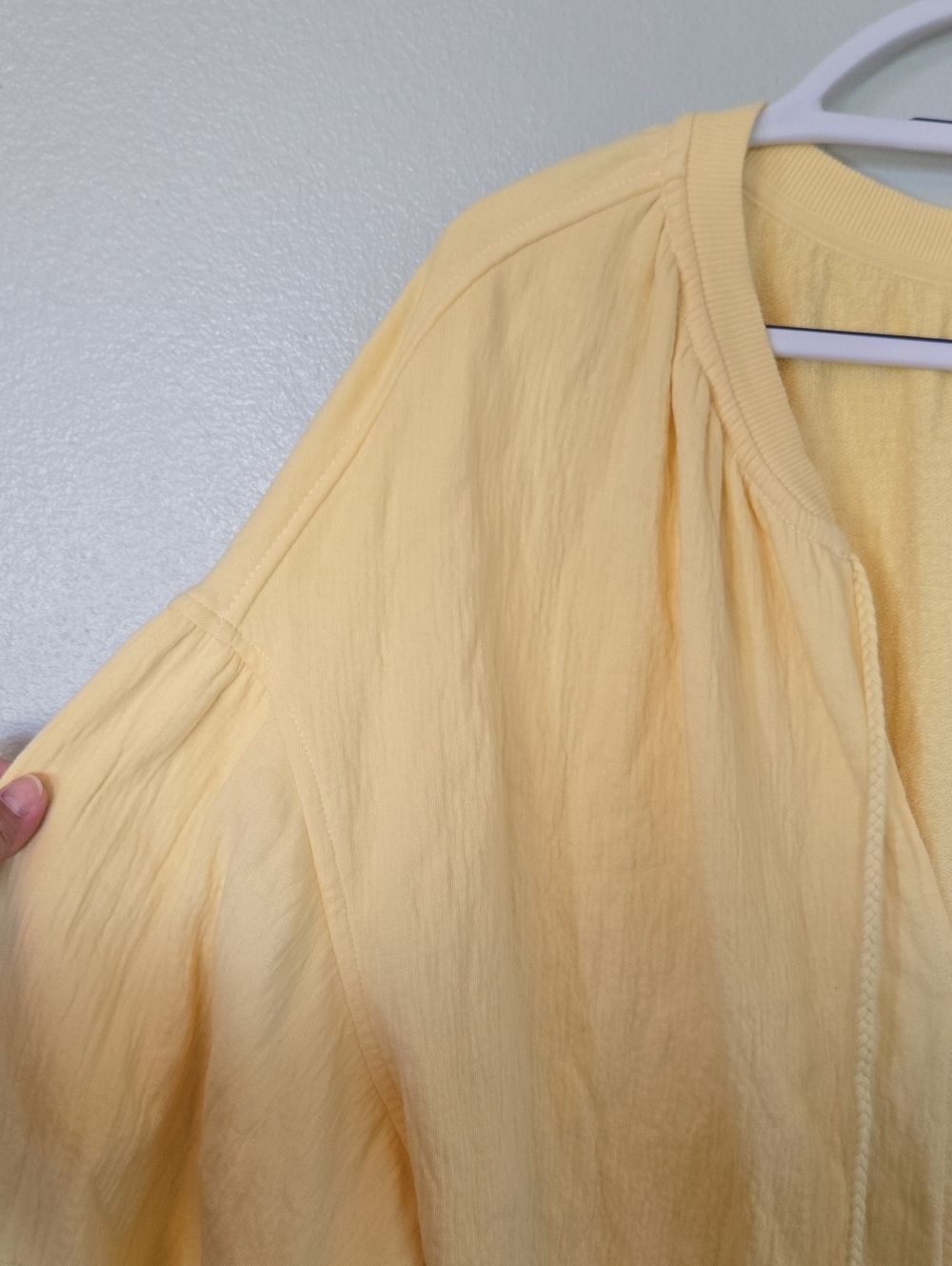 Aerie | Butter Yellow Easy Street Sweatshirt Size Large - Picture 7 of 10